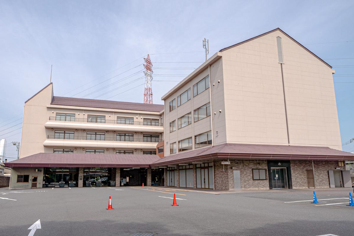 戸田葬祭場の外観